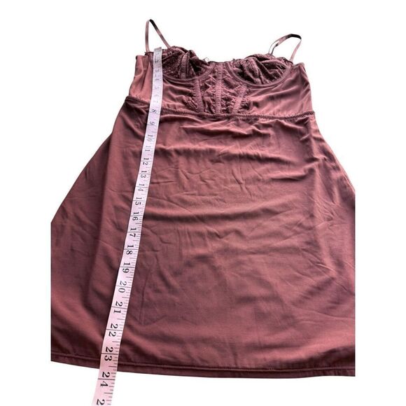 Urban Outfitters Brenna Bustier Mini Dress In The color Chocolate - Picture 10 of 12
